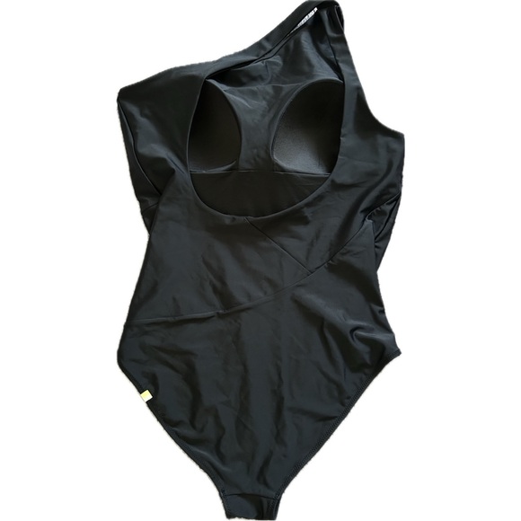 Summersalt Ruched Sidestroke Black Recycled Swimsuit Size 16 Sea Urchin - Picture 3 of 7
